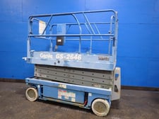 1000 lb. Genie #GS-2646, Scissor Lift, 38" x85" platform, 26' height, 2000