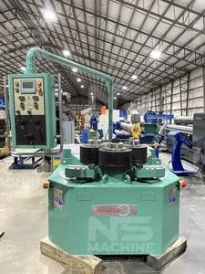 5" x 5" x 1/2" Roundo #R-5-S, Angle Bending roll, 15.2" diameter roll, pendant Control, tooling, unused