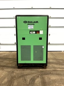 150&deg;F, 230 psig, Sullair #RD-2000-460-3-60-A, refrigerated compressed air dryer