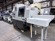 Tsugami #BO386-III, CNC swiss lathe, 1.5" capacity, 12' Edge Patriot 551 magazine barloader, Tri-Mist