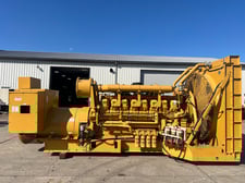 1750 KW Caterpillar #3516, Diesel Generator Set, 2520 HP CAT engine, 1800 RPM, 480 Volts, 3PH, 438 hours, 1999