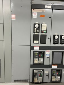 Cutler-Hammer #Magnum-DS, Metal Enclosed Low-Voltage Switchgear w/ Tie Breaker, 3200 amps, 600 Volts, 3PH