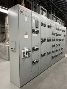 Cutler-Hammer, Advantage-2100, Motor Control Center, 1200 amps, 9 sections, 600 Volt, 3PH, 2002, (2 available)