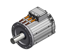 Ormec/Parker #MAC-GVMN-20100-K1N, 32 HP motor/generator GVM with Ormec XD Indexer Drive