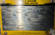 600 HP 1791 RPM Baldor, Frame 5012, TEFC, BB, 2300/4000 V, offered electrically OK or rblt. w/ warranty