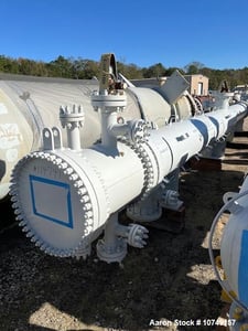 284 sq.ft., 265 psi shell, 150 psi tube, Fabsco, Shell & Tube Heat Exchanger, Carbon Steel shell, Stainless