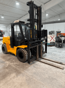 15000 lb. Hyster #H155XL2, Diesel Forklift, 212" max lift height