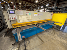 1/4" x 10' Knuth #KHT-3206, Hydraulic Shear, front operated back gauge, 2006