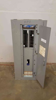 225 Amp, Square D #NQOD, Complete Panelboard, MHC44SHR Hinged Trim, 208 Volts, w/ main, type 1 enclosure