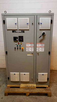 100 HP HP RPM Toshiba #TE-150-BP, Adjustable Speed Drive, Enclosed, 2014