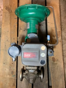 1" Fisher #CF8M, 150# (316SS) Control Valve w/ 667 Actuator & DVC6200 FieldVue