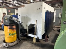 Haas #ST-40T, CNC lathe, 34.5" swing, 15" chuck, 3-jaw, 4" bar, 25.5" dia., tailstock, chip conveyor, 2014