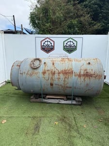 530 gallon 40" x 118", Horizontal Carbon Steel Pressure Tank