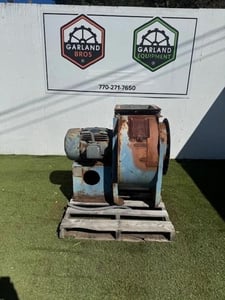American Fan Co. #BI-200, Crocker-Wheeler Upblast Blower, 21" wheel diameter, 20" inlet, 25 HP @ 3545 RPM