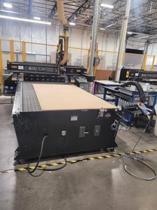 MultiCam #5000-Series, high speed CNC router, 5' x 10' table, 12 turret, MultiCam EZ Control w/ pendant, 2018