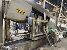 Hyd-Mech #H-26/42, horizontal dual column band saw