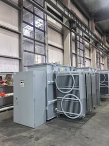 3000 KVA 27600x13860Y Primary, 600Y Secondary, Station