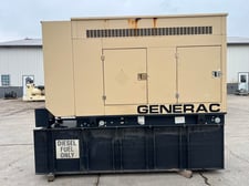 100 KW Generac #0054760, Diesel Generator Set, 4.5 liter John Deere engine, 1800 RPM, circuit breaker, 416