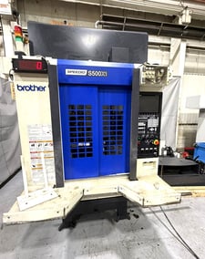 Brother #Speedio-S500X1, 4-Axis CNC Vertical Machining Center, 23.4" x 15.7" table, 19.7" X, 15.7" Y, 11.8"
