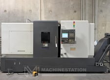 Takisawa #TX-50C, CNC lathe, 12" chuck, 3-jaw, 5" bore, 21.7" dia., 27.6" lgth, 10 turret, 2000 RPM, 35 HP