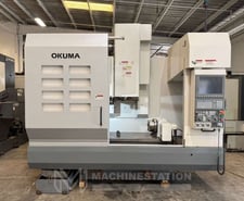 Okuma #MC-V4020, CNC vertical machining center, 20 automatic tool changer, 40" X, 20" Y, 17.7" Z, 8000 RPM