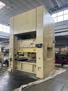 250 Ton, Stamtec #S2-250, straight side double crank press, 9.8" stroke, 22" die height, 5.9" adj., 20-50