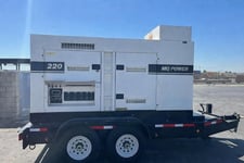 176 KW Multiquip #DCA220SSJU4F, prime Tier 4 Final rental grade towable generator, CARB certified, sound