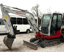 Takeuchi #B240, excavator, Yanmar engine, 35.8 HP, 8990 lb. operating weight