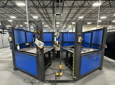 Capital Robotics, Fusion Arc 200-L, dual station robotic weld cell, 2018