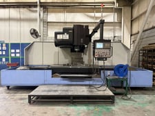 Daewoo Doosan #VM960, CNC vertical machining center, Fanuc 31A, 78.7" X, 37.8" Y.31.5" Z, 6000 RPM, 30