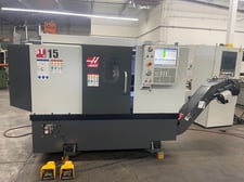 Haas #ST-15, CNC lathe, 27" swing, 8" chuck, 2.5" bar, 14" dia., 16" lgth, 20 HP, 4000 RPM, chip conveyor