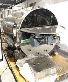 1000 gallon US Pharmaceutical Equipment #FTM3800, Stainless Steel Jacketed Mixing Kettle w/ Scrape Agitation