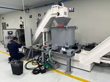 24" Enerpat #ED-600, 24" metal chip wringer/centrifugal separator machine, 7.5 HP, 97% Oil Removal