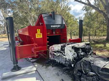 Enerpat #AMB-SCE5000, Mobile Car Logger Baler, 33.5" x 25.6" Bale, 150 Ton Push, 160 HP Cummins