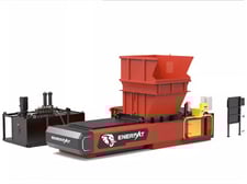 Enerpat, Automatic Two Ram Baler, 62" L x 46.46" width x 30.71" H bale, 74 HP