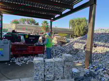 Enerpat #AMB-H, Hopper Style Automatic Metal Baler, 100-250 ton press force, 1-10 THP