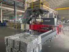 Enerpat #AMB-H, Hopper Style Automatic Metal Baler, 100-250 ton press force, 1-10 THP
