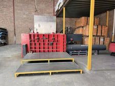 Enerpat #AMB-L, Lid Style Automatic Scrap Metal Baler, 160-315 ton press force, 2-10 TPH, Siemens motor