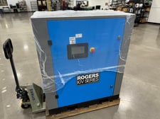 Rogers #KIV-20, variable speed screw compressor