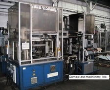 180 Ton, Desma Injection Press, 220cc, 15" x 15" platens, excellent, 2003