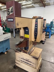 6 Ton, Haeger #HP6-C, Insertion Press, 18" throat, 8" stroke (2 available)