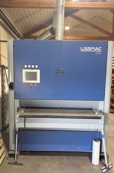 Lissmac #SMD-545-RRTT, deburring machine, 53" W, 26 FPM conveyor, 2017
