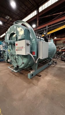 Cleaver Brooks #CB1400-250-150, packaged boiler, 150 PSI, 10.2MM BTU, 1997