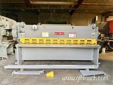 1/4" x 10' Lodge & Shipley #0410, Power Squaring Shear, 36" Back Gauge, 18" throat, 10' 4" between housing