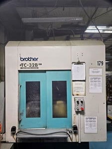 Brother #TC-32B-QT, CNC Drilling & Tapping Machine, 21.7" x15.7" x16.3" travel, 16000 RPM, 10 HP, 26 tool