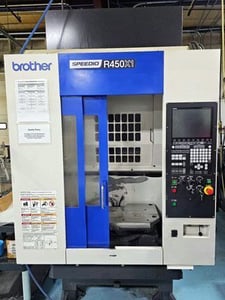 Brother #Speedio-R-450-X1, CNC Drilling & Tapping Machines, 22 ATC, 17.7" x12.6" x12" travel, Chip Conv.