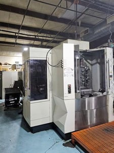 Makino #A-61-NX, CNC horizontal machining center, 28.7" X, 28.7" Y, 31.5" Z, 14000 RPM, Pro-5 cnc, Chip
