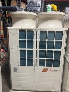 6 Ton, Mitsubishi #PURY-HP72YNU-A, 72000 BTU, outdoor unit, VRF, heat pump, 460 V., 3-phase, R-410A, new