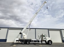 38 Ton, Peterbilt #365, truck w/ Altec AC38-127 crane, 127' lift, Caterpillar diesel engine, 2008