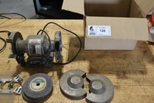 Standard Power Tool #CL-115, Double End Bench Grinder, 5", 0.2 HP, 1983